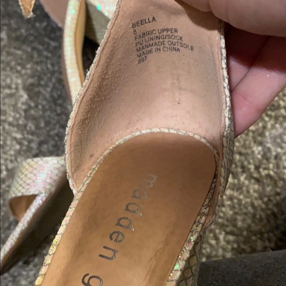 Sparkly diamond silver heels - Picture 4 of 4